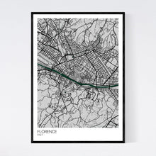 Load image into Gallery viewer, Florence City Map Print