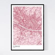 Load image into Gallery viewer, Florence City Map Print