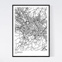 Load image into Gallery viewer, Florence City Map Print