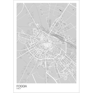 Map of Foggia, Italy