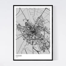 Load image into Gallery viewer, Foggia City Map Print