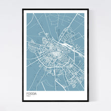 Load image into Gallery viewer, Foggia City Map Print