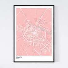 Load image into Gallery viewer, Foggia City Map Print