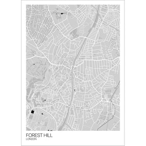Map of Forest Hill, London