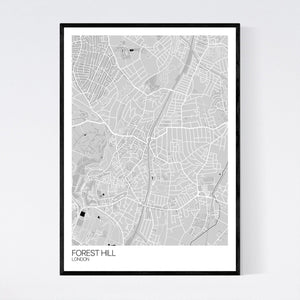 Map of Forest Hill, London