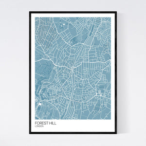 Forest Hill Neighbourhood Map Print
