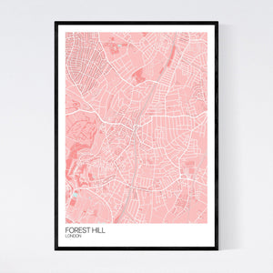Forest Hill Neighbourhood Map Print