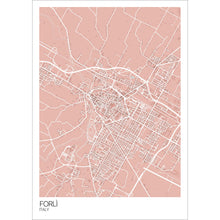 Load image into Gallery viewer, Map of Forlì, Italy