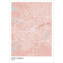Load image into Gallery viewer, Map of Fort Worth, Texas