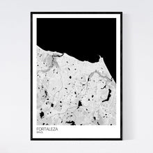 Load image into Gallery viewer, Fortaleza City Map Print