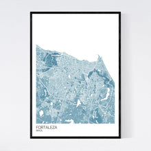 Load image into Gallery viewer, Fortaleza City Map Print