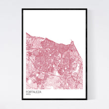 Load image into Gallery viewer, Fortaleza City Map Print