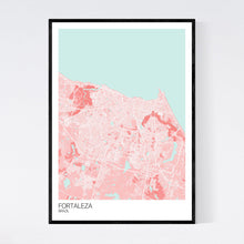 Load image into Gallery viewer, Fortaleza City Map Print
