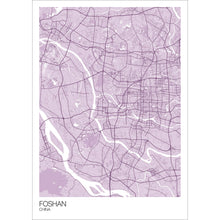 Load image into Gallery viewer, Map of Foshan, China