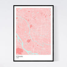 Load image into Gallery viewer, Foshan City Map Print