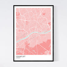 Load image into Gallery viewer, Frankfurt City Map Print