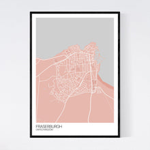 Load image into Gallery viewer, Fraserburgh City Map Print