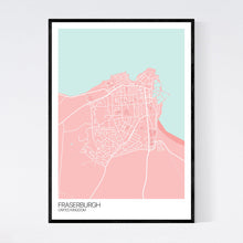 Load image into Gallery viewer, Fraserburgh City Map Print