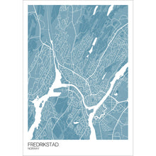 Load image into Gallery viewer, Map of Fredrikstad, Norway