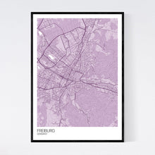 Load image into Gallery viewer, Freiburg City Map Print