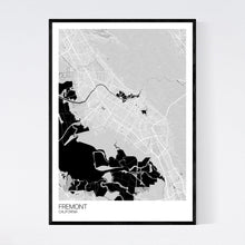 Load image into Gallery viewer, Fremont City Map Print