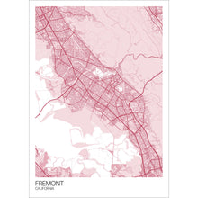 Load image into Gallery viewer, Map of Fremont, California