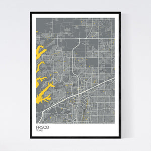 Frisco City Map Print