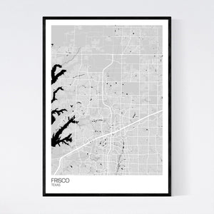 Frisco City Map Print