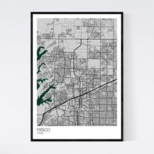 Load image into Gallery viewer, Frisco City Map Print