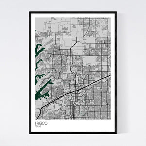 Frisco City Map Print