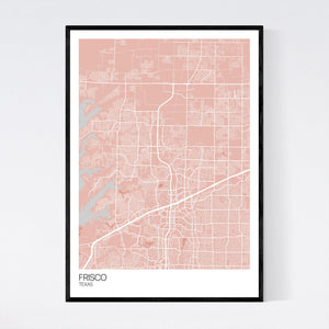 Frisco City Map Print