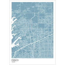 Load image into Gallery viewer, Map of Frisco, Texas