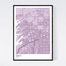 Load image into Gallery viewer, Frisco City Map Print