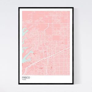 Frisco City Map Print