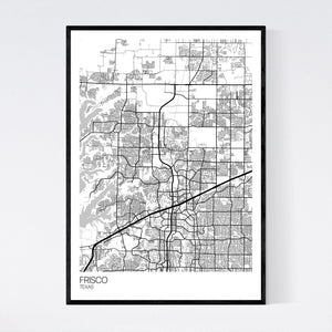 Frisco City Map Print