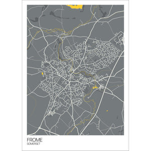 Map of Frome, Somerset