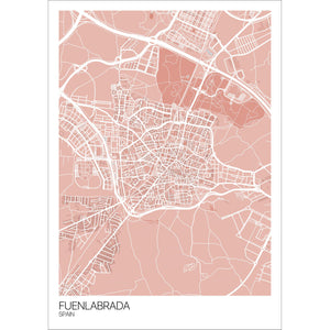 Map of Fuenlabrada, Spain