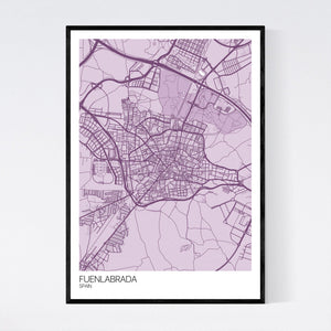 Fuenlabrada City Map Print