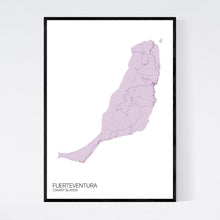 Load image into Gallery viewer, Fuerteventura Island Map Print