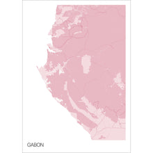 Load image into Gallery viewer, Map of Gabon, 