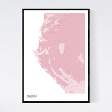 Load image into Gallery viewer, Map of Gabon, 