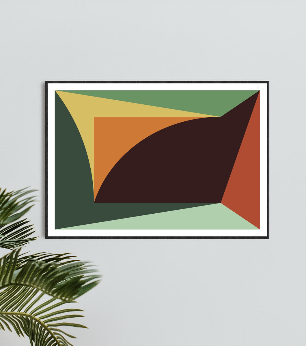 Geometric Print 018 by Gary Andrew Clarke