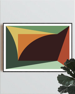 Geometric Print 018 by Gary Andrew Clarke