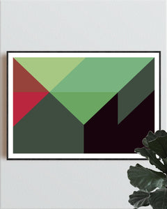 Geometric Print 030 by Gary Andrew Clarke