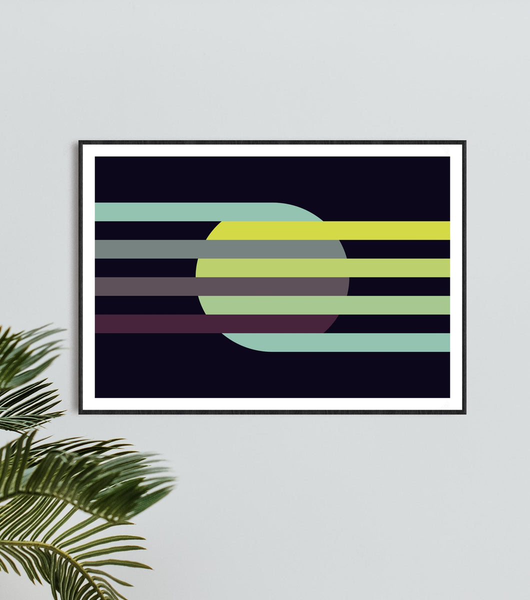 Geometric Print 100 by Gary Andrew Clarke