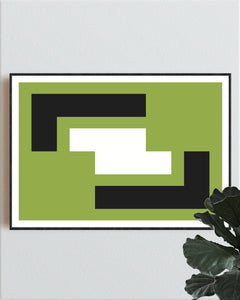Geometric Print 124 by Gary Andrew Clarke
