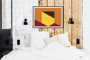 Geometric Print 250 by Gary Andrew Clarke
