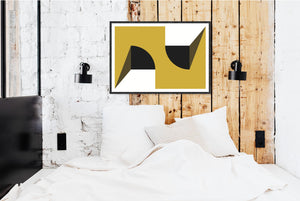 Geometric Print 254 by Gary Andrew Clarke