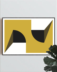 Geometric Print 254 by Gary Andrew Clarke