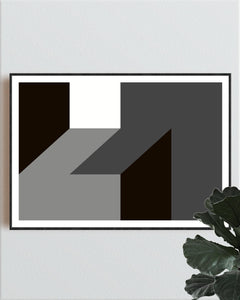 Geometric Print 257 by Gary Andrew Clarke